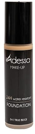 Adessa MAKE-UP 24H water resistant FOUNDATION TRUE BEIGE, 30ml