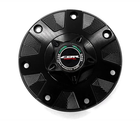 Gas Tankdeckel Für HONDA CBR 600RR CBR600RR CBR 600 RR CBR600 RR 2003-2016 Motorrad Quick Release Abdeckung(Color:Black)