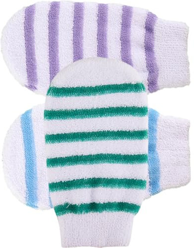Healeved 3stücke Dusche Handschuhe Badehandschuhe Peeling Fäustlinge Haut Schrubben Mitts Körperpeeling-tool Duschzubehör
