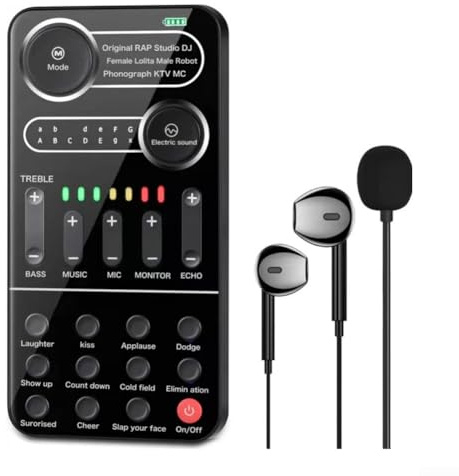 Juego de tarjetas de sonido ligeras que proporciona una compatibilidad perfecta con teléfonos y PC, incluye 9 efectos de audio únicos (juego de tarjetas de sonido)