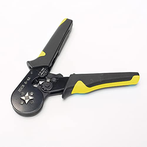 Crimping Tool, 0.25-10mm Insulated Wire Crimps, Ratchet Crimping Plier for DIY, Electrical and Cable Repair