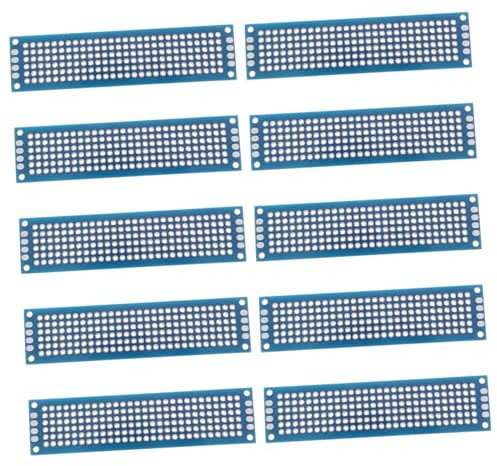 Scheda Saldabile Doppia Faccia Blu 10 Pezzi Foro 2,54mm