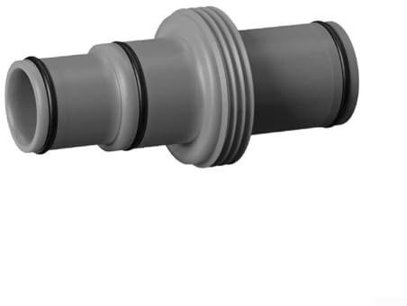 Homeponnew Connecteur de tuyau de piscine en forme de T avec double compatibilité de 38 mm et 32 mm pour équipement de filtration de piscine gris (A)