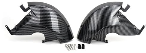 Condotti aria raffreddamento pinza Coperchio laterale del condotto dell'aria del radiatore del disco freno ABS adatto per YAMAHA YZF R1 YZF R1 YZF-R1 2020 2021 2022 2023 2024 2025(Carbon Fiber)