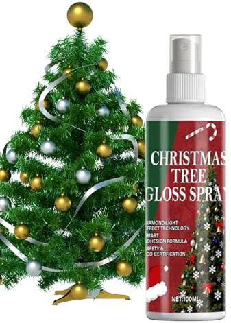 Weihnachtsbaum Spray,Glänzendes Langanhaltendes Partyzubehör - 100ml Natürlicher Weihnachtsglanz Spray | Für Innenbereich Winter Festliche Hochzeit Zuhause Büro Fenster Kränze Fotozubehör Geburtstag