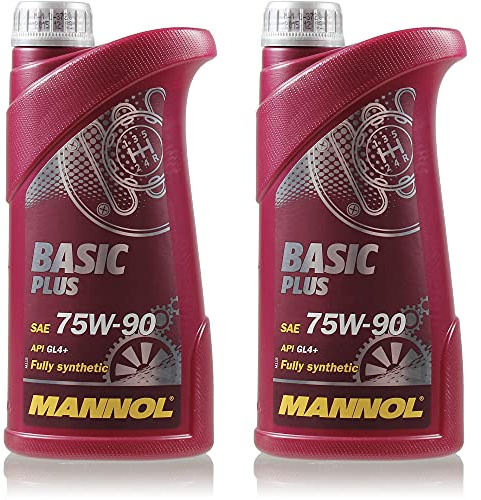Set 85447855 MN8108-1 2L Original MANNOL Basic Plus 75W-90 API GL 4+ Öl Getriebeöl
