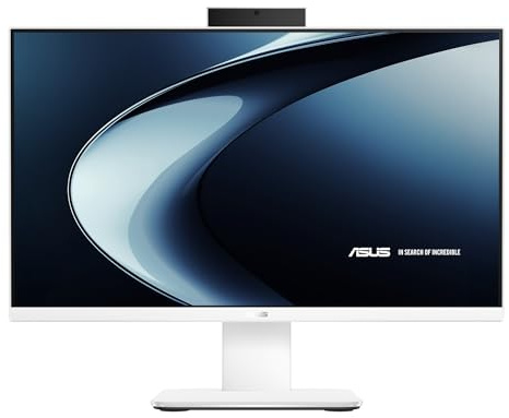 ASUS V400 All-in-One Desktop PC, Intel Core i5-13420H, 8GB DDR5 RAM, 512GB SSD, 23.8 Full HD Display, Windows 11 Home, White