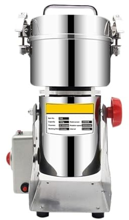 Molinillo De Alimentos Secos, Molino For Granos, Especias, Hierbas, Cereales Y Café, For Triturar Harina Polvo Molino Eficiente Esfuerzo(800G)