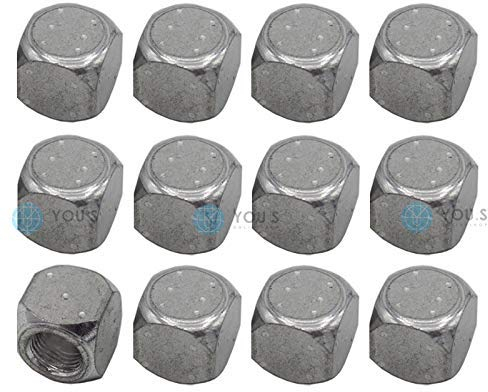 YOU.S Alu Ventilkappen Würfel Silber Ventil Kappen Abdeckung für Auto PKW LKW (12 Stück)