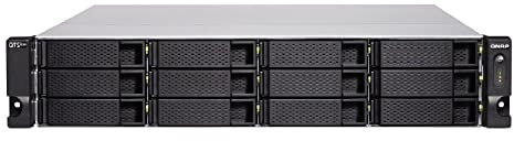 Qnap TS-h1277XU-RP-3700X-128G 12-Bay QTS Hero AMD Ryzen 5 8C 3,4 GHz 128 GB RAM 2 x 1 GB 4 x 10 GB 2 x 500 W, One Size