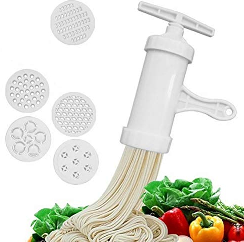 Macchina per Pasta Professionale in Acciaio Inox Pressa Tagliatelle Utensili da Manuale per Pasta Spaghetti Gelato Verdure Frutta