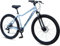 Schwinn Fleet Mountainbike für Damen, 27,5-Zoll-Reifen, 17-Zoll-Rahmen aus Leichtmetalllegierung, Gabelfederung, 9 Gänge, Scheibenbremsen, Hellblau
