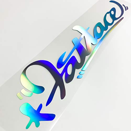 Hologram FATLACE Frontscheibenaufkleber Slick Oil Auto Aufkleber Tuning Sticker reflektierend 3D Effekt Schimmernde Folie Classic Stance Performance