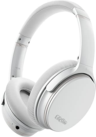 Srhythm NC35 Casque Bluetooth sans Fil V5.0 à Réduction de Bruit Active Léger et Pliable, Circum-auriculaire à Charge Rapide avec Microphone, Méga Basse, 50H de Jeu