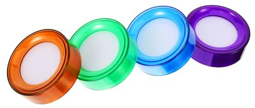 Operitacx 4 Stück Geldzählzylinder Schwämme Zum Geldzählen Befeuchter Für Fingergriffe Finger Nassen Schwamm Bankgeldzubehör Hand Bewehrung Gerät Plastik Handgebrauch