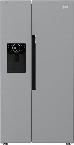 Beko American Style Fridge Freezer 50/50 NeoFrost - Brushed Steel - ASP352VPX