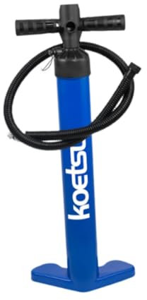 FLCPJGV Pompa a Doppia Azione Pompa Gonfiabile per Piscina Gonfiabile Paddleboard da Viaggio