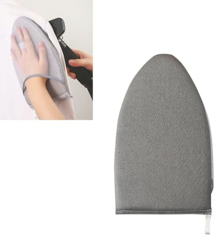 Garment Steamer Ironing Gloves,Anti Steam Glove Sleeve Ironing Board Handheld Steam Iron Glove with Finger Loop,Heat Resistant Garment Steamer Mitt,Garment Steamer Accessories for Clothes