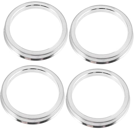 PRETYZOOM 4pezzi Anelli di Centraggio del Supporto in Lega di Alluminio Anello per Supporto Ruota di Accessori per Auto