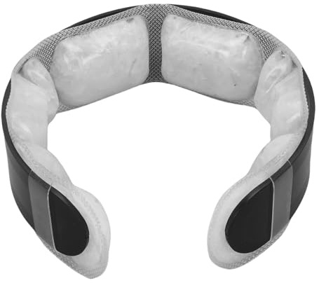 TOPINCN Neck Cooling Tube, Reusable Ice Cooling Ring Neck Cooler for Summer Heat Hot Weather, TPU PCM Cooling Wrap Wearable Cooler Collar for Outdoor Sports Workers (Black)