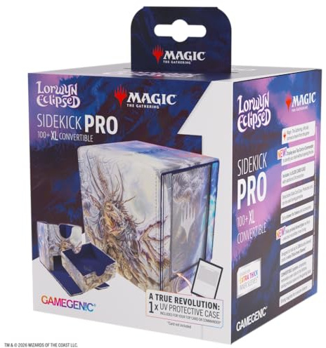 Gamegenic MTG Lorwyn Eclipsed Sidekick Pro 100+ XL Ashling, Accesorio de Juego, Caja Sólida y Resistente Protege de Forma Segura, Multilingüe