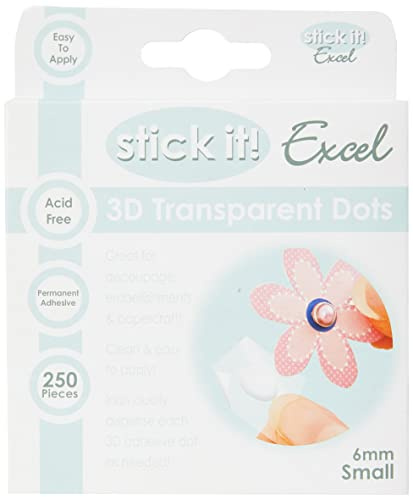 Stick it Small Excel 3D Transparent Dot