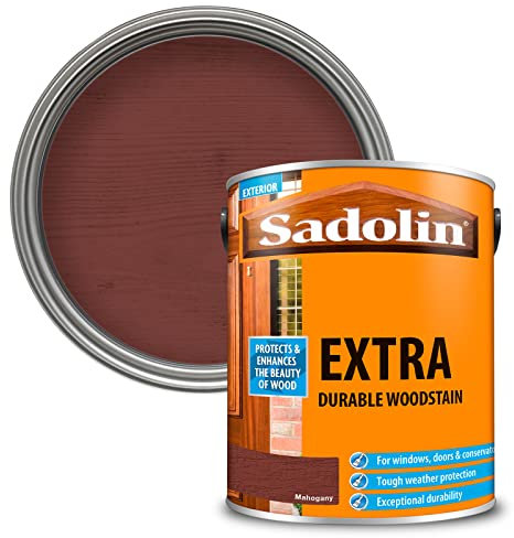 Sadolin EXTRA WOODSTAIN (YELLOW TIN) 5 litre - Mahogany
