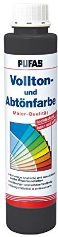 PUFAS Vollton- und Abtönfarben oxidschwarz 0,75 Liter