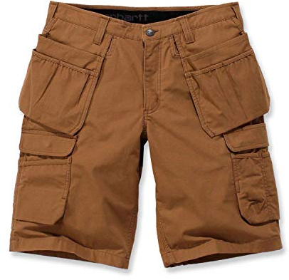 Carhartt 103339.001.S437 Salopette stretch pour homme Coupe droite Noir Taille W38/L34