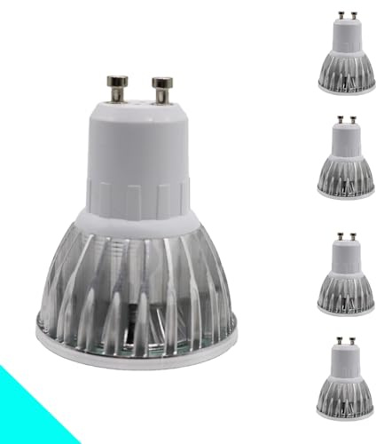 GU10 LED Lampe 3W ersetzt 30W Halogen, Warmweiß 3000K 300 Lumen 220V 240V 120° Abstrahlwinkel, Energiesparlampe Reflektorlampe Spot Glühbirne Birne Strahler Leuchtmittel Licht Strahler (5 Stück)