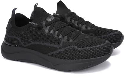 WALK IN PITAS | Cue Woman | Sneakers Casual Donna | Scarpe da Barca Estive | Sportive | Mocassini per L'Estate | Scarpa da Vela | Calzatura Senza Lacci | Scarpe Walkinpitas | Nero 38