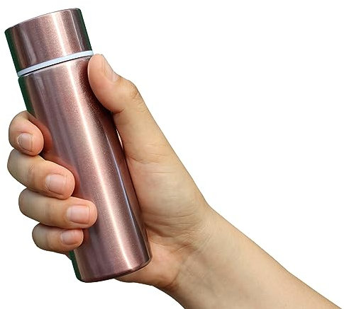 Bottiglia in acciaio inossidabile per acqua, Bottiglia per bevande calde, Tazza da viaggio, Mini bottiglia da caffè carina, Bottiglia da bere portatile per acqua a piccola capacità, tazza isolata, 150