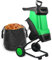 Biotrituratore Elettrico Silenzioso,Taglio a Lame in Acciaio Temprato,Sacco Raccolta 50l Anti-Spargimento,Adatto a Foglie Secche E Rametti Verdi,Chippers+30mWire