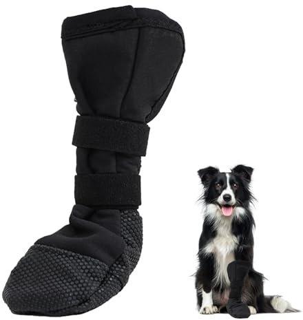 Dog Paws Recovery Shoe,Hundeschuhe Pfotenschutz Outdoor,rutschfeste Hundesocken,Haustierwunden Verhindern Lecken,Verband Hund Pfotenschutz,Leckchutz Hund Pfote,Geeignet für postoperative Genesung (XL)