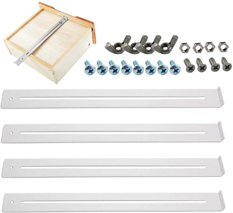 Schubladen-Reparatur-Set – Schnellentriegelung, robustes Werkzeug-Set – Schrankschubladenreparatur-Set, für Holz-MDF-Spanplatten, Heimbüro, Küchenschrank, Kommode, Möbel