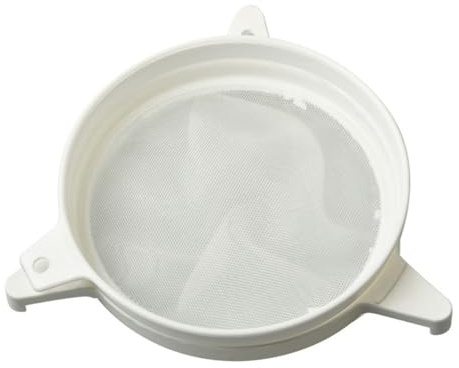 ABOOFAN Nylon Honigsieb Mit Doppelsieb Aus Kunststoff Für Honigfilterung Entfernt Unerwünschte Stoffe Robustes Imkerwerkzeug