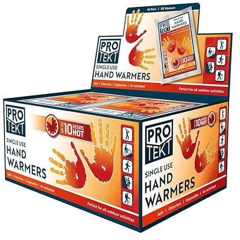Hand Warmers – 40 Pairs Disposable Heat Packs | Up to 10 Hours Air-Activated Warmth for Golf, Hiking, Camping & Winter Sports, Navy
