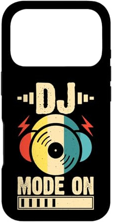 Custodia per iPhone 17 Pro Modalità DJ su retro vinile disco musica DJ
