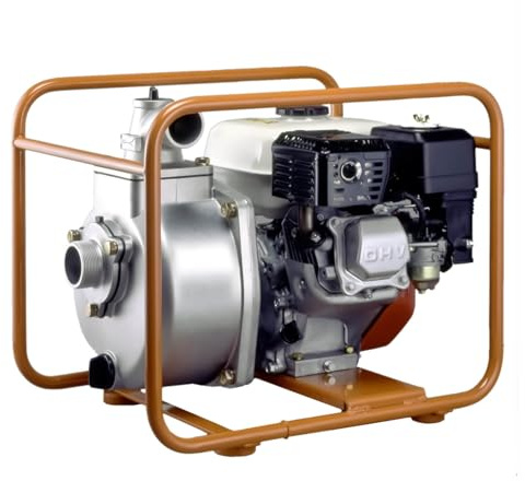 KOSHIN Bomba de agua de gasolina SERH-50B de alta presión, motor original Honda GX160, 440 l/min, altura de extracción de 57 m, bomba profesional para riego, agricultura y protección contra incendios