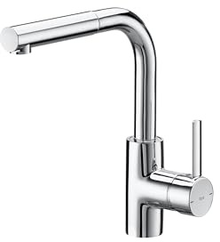 Roca,Targa,Grifería monomando para cocina con caño giratorio extraible,A5A8560C00