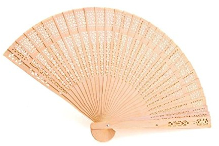 SET 100 VENTAGLI VENTAGLIO IN LEGNO INTAGLIATO PER MATRIMONIO KIT WEDDING SPOSA