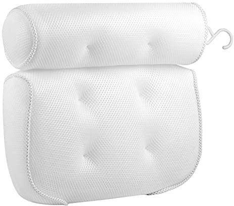 EXTSUD Cojín de baño con 6 ventosas Antideslizantes para Jacuzzi, baño de Remous (40 x 35 x 8 cm)