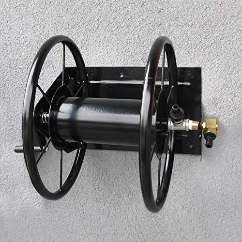RAMROXX Schlauch Wandhalter Schlauchaufroller bis 60m Gartenschlauch