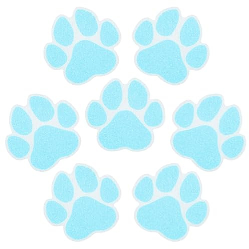 Secopad Non-Slip Bathtub Stickers, 20 Large PCS Safety Bathroom Tubs Showers Treads Adhesive Decals with Premium Scraper (Blue)