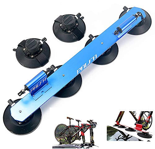 Yajun Top Suction Roof-Top Bike Racks Accessories Bicycle Sustion Cup Roof Rack Cycle Sucker Car Mount bicycle parts,Blue-2