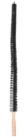SOLUSTRE Long Handle Wooden Cleaning Brush Full Bristle Nylon Scrubber for Dryer Vent Kitchen Cleaning and Washing Machine Drum