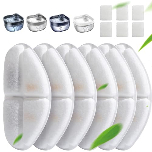 6 Pack Filtros y 6 Pack Esponjas Filtrantes de Repuesto