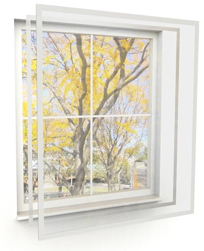 Secondary Glazing Magnetic Acrylic Window White Border (Up to 300x300mm)