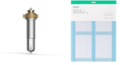 Cricut Gravierspitze Gehäuse Engraving Tip + QuickSwap Housing for Maker Machines & Kartenmatte - 2x2 | Kompatibel mit allen Cricut Kartengrößen