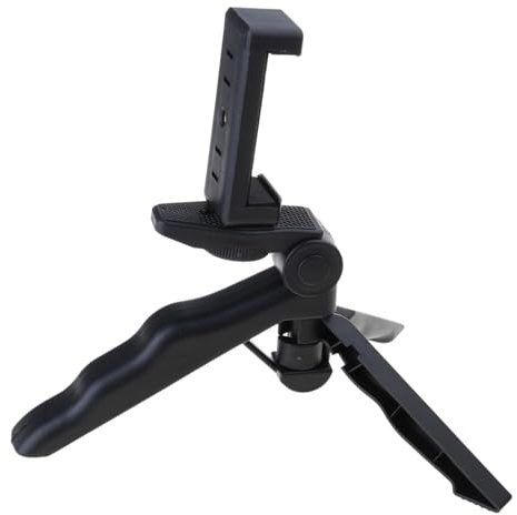 Treppiede per telefono Treppiede portatile da tavolo Supporto per telefono cellulare Treppiede con morsetto per smartphone